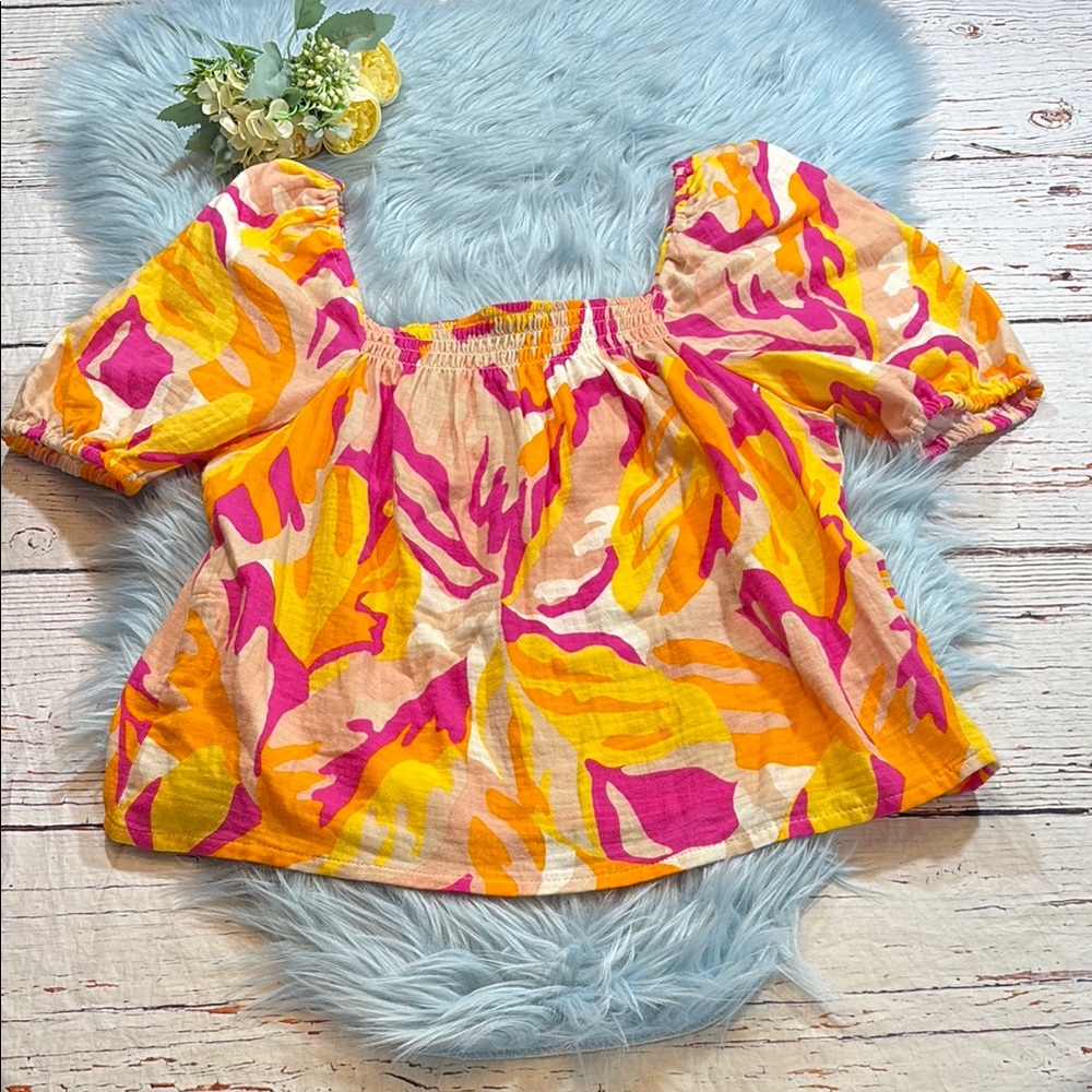 Sanctuary Real Love Blouse in Make A Splash sz S